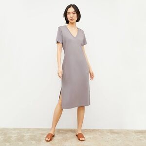 M.M. Lafleur The Renee Dress - Pima Cotton wisteria light purple size XL